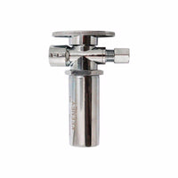 Keeney 1/2 in. FIP in. X 3/8 in. Compression Brass Shut-Off Valve with Water Hammer