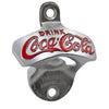 TableCraft Coca-Cola Galvanized Silver Cast Metal Manual Wall Mount Bottle Opener