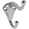 Hat & Coat Hook, Nickel Finish. (Pack of 5)