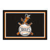 MLB - Baltimore Orioles  Retro Collection 4ft. x 6ft. Plush Area Rug - (1954)