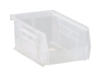 Quantum Storage 4-1/8 in. W X 3 in. H Storage Bin Plastic 1 compartments Clear