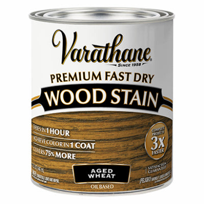 Aged Wheat, Varathane Premium Fast Dry Wood Stain-333660, Quart, 2 Pack