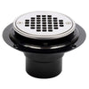 Oatey 4 in. D Polished ABS Shower Drain