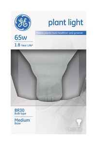 GE 65 watts BR30 Decorative Incandescent Bulb E26 (Medium) Soft White 1 pk