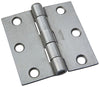 National Hardware 2.5 in. L Silver Broad Hinge 1 pk