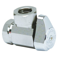 BrassCraft 1/2 in. FPT outlets X 1/2 in. MPT Brass Shut-Off Valve