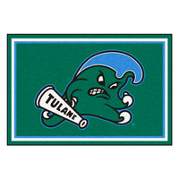 Tulane University 5ft. x 8 ft. Plush Area Rug