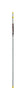 Mr. LongArm Twist-Lok Telescoping 4.3-8.1 ft. L X 1 in. D Aluminum Extension Pole Silver