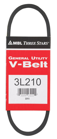 Mitsuboshi FHP 3L210 General Utility V-Belt 0.38 in. W X 21 in. L For Fractional Horsepower Motors