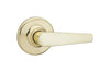 Kwikset  Delta  Polished Brass  Steel  Passage Lever  3  Right Handed