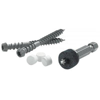 Cortex Azek 2-3/4 in. L White Torx TTAP Trim Head Deck Screws and Plugs Kit