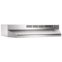 Broan 24 in. W Silver Non-Vented Range Hood