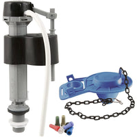 PlumbCraft Fill Valve And Flapper Kit Plastic