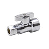 BK Products ProLine 1/2 in. FIP X 3/8 in. Compression Brass Straight Valve