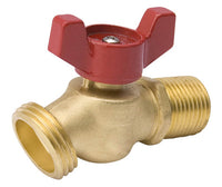 Homewerks 3/4 in. MIP X 3/4 in. MHT Brass No-Kink Hose Bibb