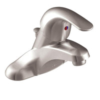 Moen Adler Brushed Nickel Bathroom Faucet 4 in.