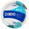 Dixie Assorted Paper FLOWERS BLOOM Dinner Plate 10-1/16 in. Dia. 26 pk (Pack of 8)