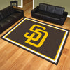 MLB - San Diego Padres 8ft. x 10 ft. Plush Area Rug