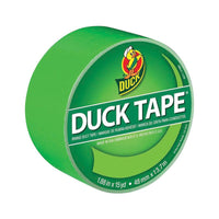 Duck 1.88 in. W X 15 yd L Neon Green Solid Duct Tape