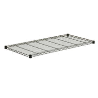 Honey Can Do 1 in. H x 48 in. W x 18 in. D Steel Shelf Rack Black