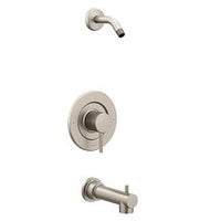 Brushed nickel Posi-Temp(R) tub/shower