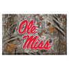 University of Mississippi (Ole Miss) Camo Rubber Scraper Door Mat