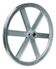 Chicago Die Cast 10 in. D Zinc Single V Grooved Pulley