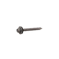 Grip-Rite No. 10 wire S X 2-1/2 in. L Phillips  Hex Washer Head Washer Roofing Screws  1 lb (Pack of 12)