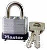 Master Lock 3/4 in. H x 9/16 in. W x 1 in. L Steel Warded Locking Padlock 1 pk