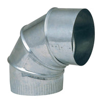 Imperial 7 in. Dia. x 7 in. Dia. Adjustable 90 deg. Galvanized Steel Stove Pipe Elbow (Pack of 8)