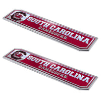 University of South Carolina 2 Piece Heavy Duty Alumnium Truck Emblem Set