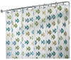 iDesign 72 in. H X 72 in. W Blue/Green Fish Shower Curtain Vinyl