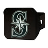 MLB - Seattle Mariners Black Metal Hitch Cover