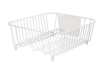 Rubbermaid 5.3 in. H x 12.4 in. W x 14.3 in. L Steel Dish Drainer White (Pack of 6)