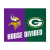 NFL House Divided - Vikings / Packers House Divided Rug