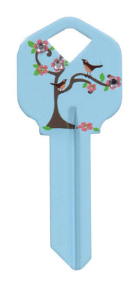 Hillman DIVA Tree & Birds House/Office Universal Key Blank Single (Pack of 6).