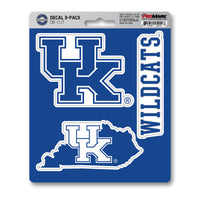 University of Kentucky 3 Piece Decal Sticker Set