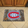 NHL - Montreal Canadiens Camo Rubber Scraper Door Mat