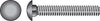 Hillman 1/4 in. X 1-1/4 in. L Zinc-Plated Steel Carriage Bolt 100 pk