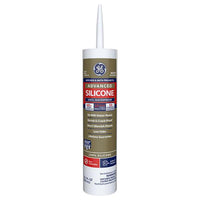 GE Silicone 2 White Silicone 2 Kitchen and Bath Silicone 10.1 oz. (Pack of 12)