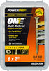 Hillman POWERPRO ONE No. 8 X 2 in. L Star Flat Head Multi-Material Screw 1 lb 121 pk