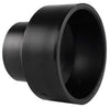 Charlotte Pipe 2 in. Hub X 3 in. D Hub ABS Coupling