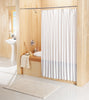 Excell 70 in. H x 71 in. W White Solid Shower Curtain Liner Vinyl (Pack of 6)