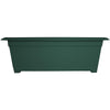 Bloem Dayton Ocean Turtle Green Resin UV-Resistant Deck Planter 9.5 H x 27 W x 11.75 D in.