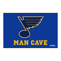 NHL - St. Louis Blues Man Cave Rug - 19in. x 30in.