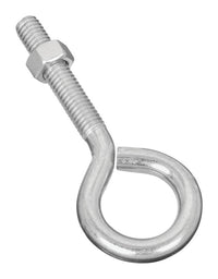 Stanley Hardware N221-267 3/8" X 4" Zinc Plated Eye Bolt With Nut Assembled (Pack of 10)