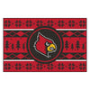 University of Louisville Holiday Sweater Rug - 19in. x 30in.