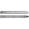 Knape & Vogt 16 in. L Steel Full Extension Drawer Slide 2 pk