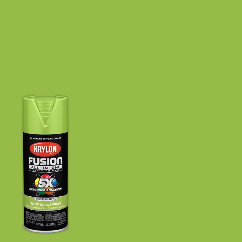 Krylon Fusion All-In-One Gloss Jungle Green Paint + Primer Spray Paint