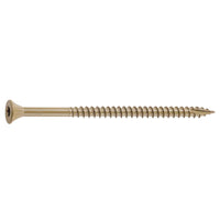 FastenMaster GuardDog No. 10 X 3-1/2 in. L Gold Phillips/Square Bugle Head Deck Screws 1350 pk